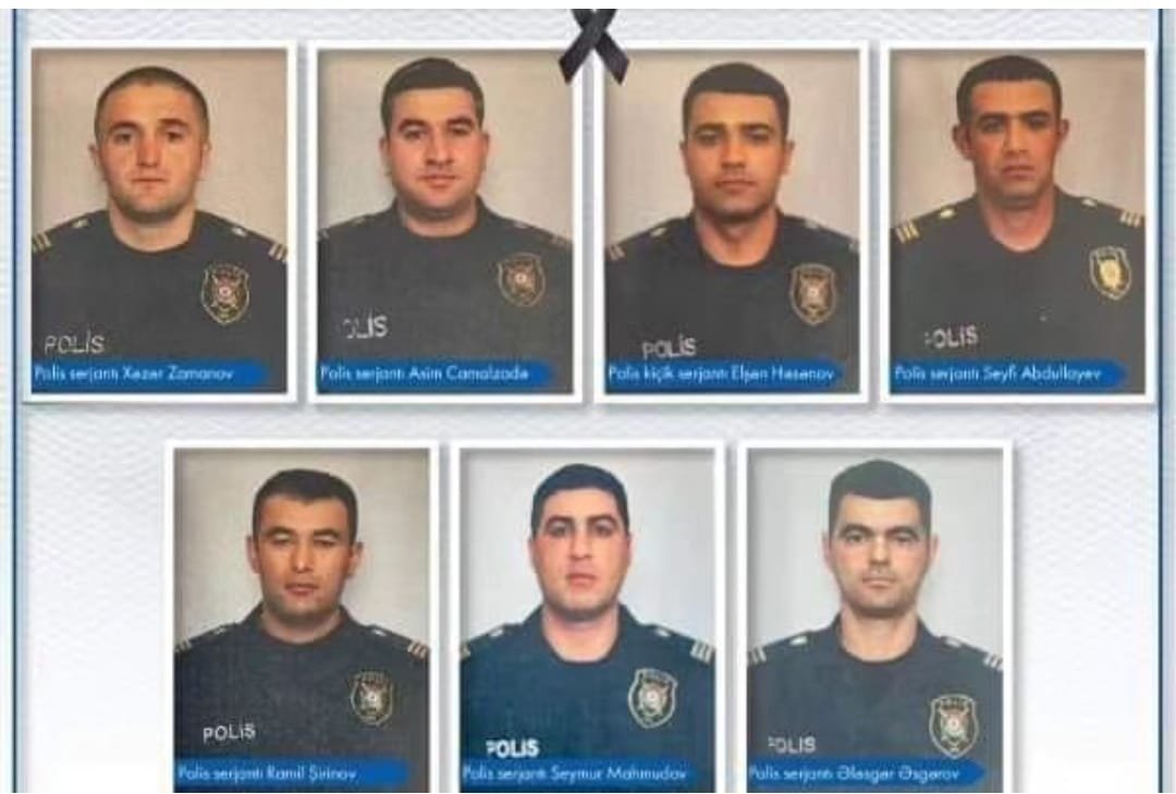 Karabağ’da ermeniler’in döşediği mayın patlaması sonucu 7 Azerbaycan polisi şehit oldu