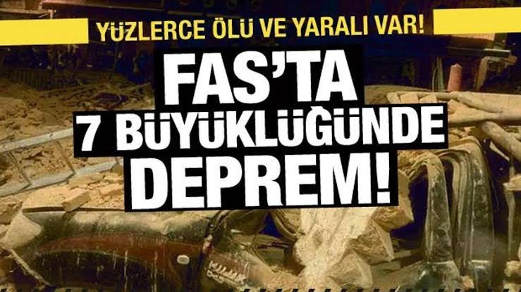 Tarihin En Büyük Depremlerinden Birine Tanıklık Ettik: Fas’ta Meydana Gelen 7 Büyüklüğündeki Deprem