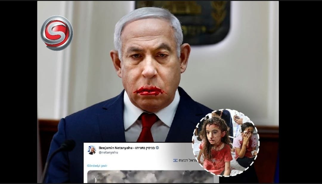 İsrail Başbakanı Netanyahu, resmi hesabından Gazze’nin bombalandığı anları paylaştı.