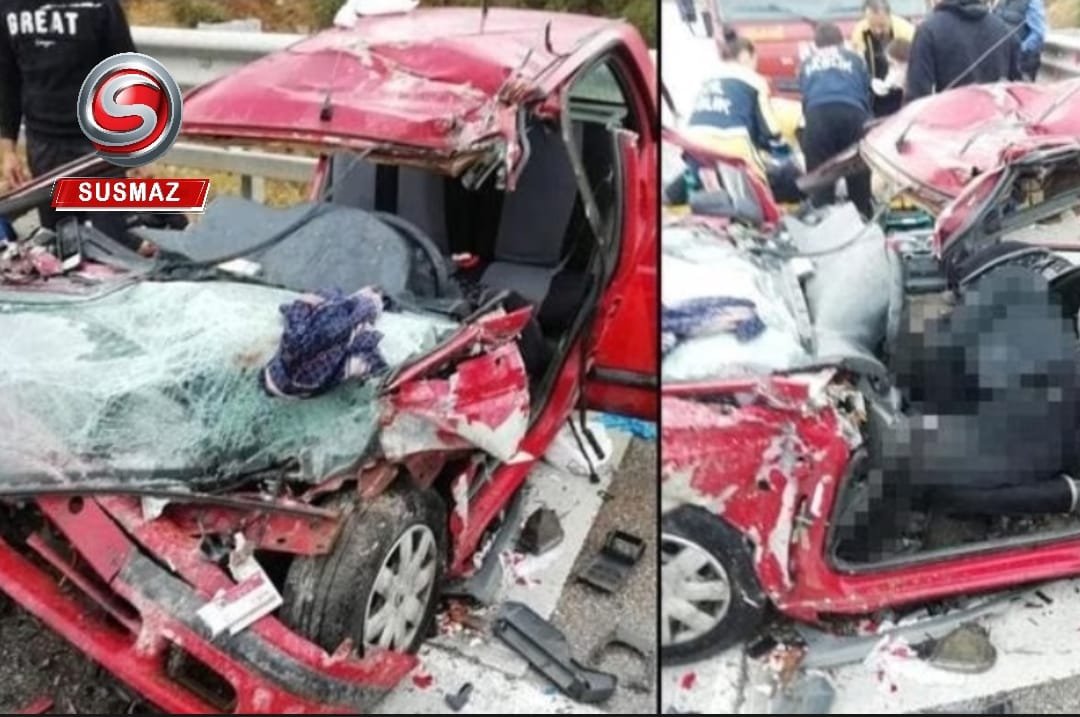 Korkunç Kaza: Otomobil TIR’a Çarptı, 4 Kişi Hayatını Kaybetti, 1 Kişi Yaralandı