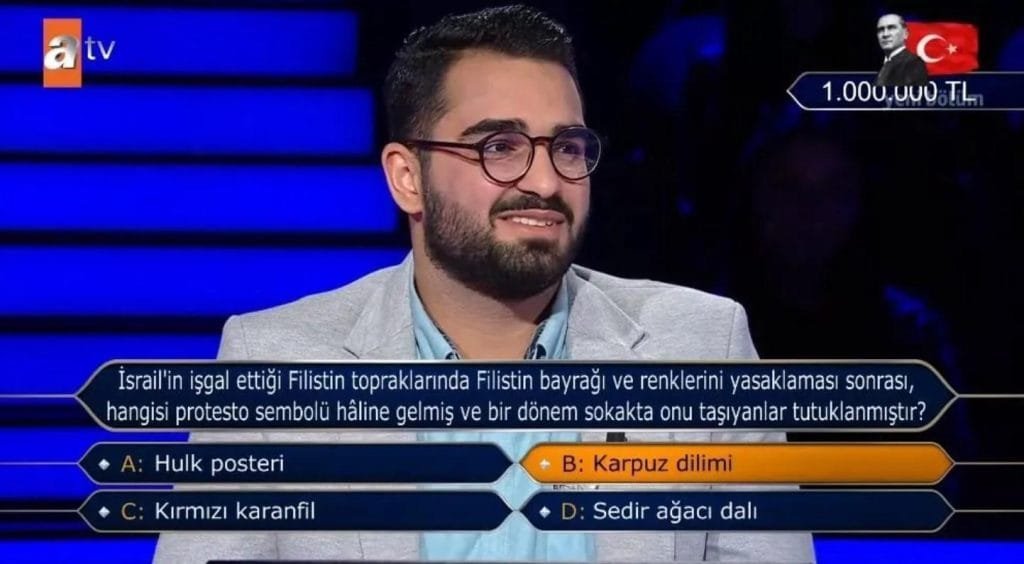 Kim Milyoner Olmak İster’de Filistin Zulmüne Dikkat Çeken Soru!