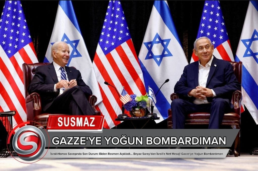 İsrail-Hamas Savaşında Son Durum: Biden Resmen Açıkladı… Beyaz Saray’dan İsrail’e Net Mesaj! Gazze’ye Yoğun Bombardıman