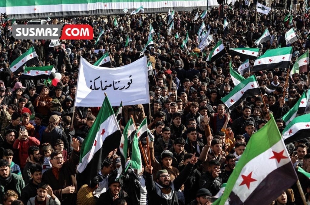 Suriye’de Halk Ayaklanmalarının 13. Yıl Dönümünde: İdlib’deki Protesto Gösterisi