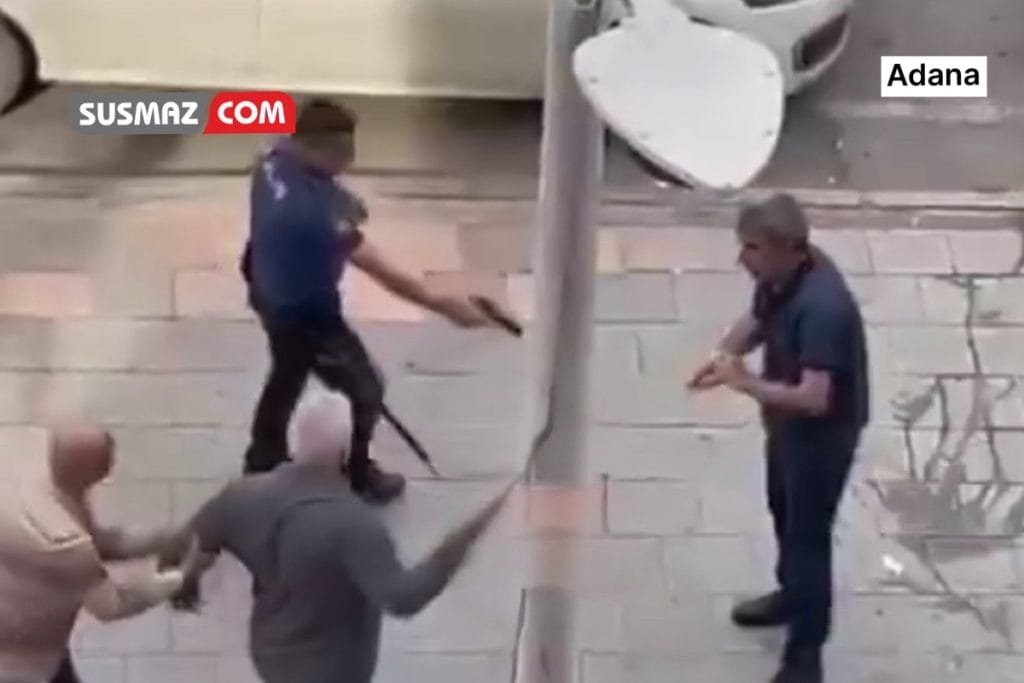 Adana’da Bıçaklı Saldırgan Polis Tarafından Ayağından Vurularak Etkisiz Hale Getirildi
