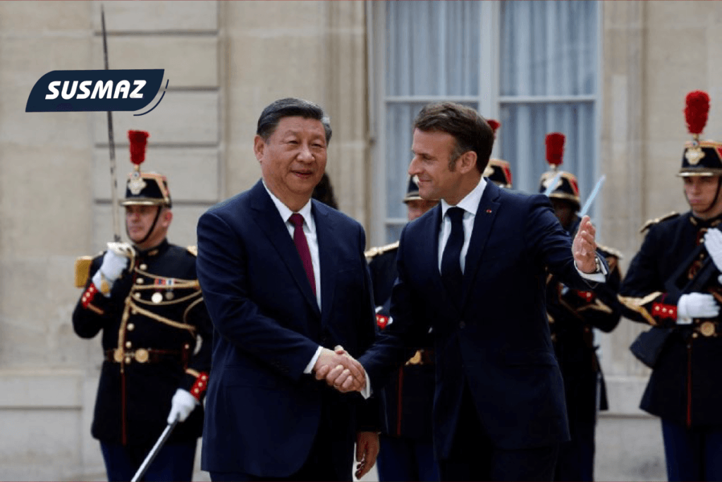Macron ve Xi, Güçlü Çin-AB İlişkileri ve Dünya Barışı İçin Elysee Sarayı’nda Buluştu