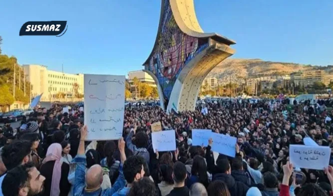 Şam ve Humus’ta Demokrasi ve Kadın Hakları İçin Sessiz Yürüyüş