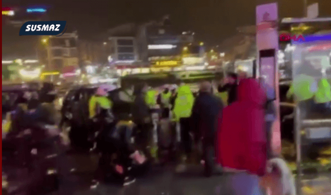 Çekmeköy’de Alkollü Sürücü Polis Ototüsüne Çarptı: 4 Polis Yaralı, 8 Kişi Gözaltına Alındı