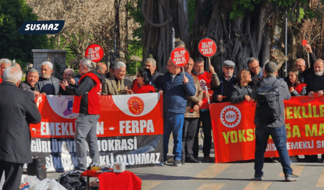 Adana’da Emeklilerden Açlık ve Emeklilik Protestosu