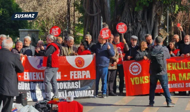 Adana’da Emeklilerden Açlık ve Emeklilik Protestosu