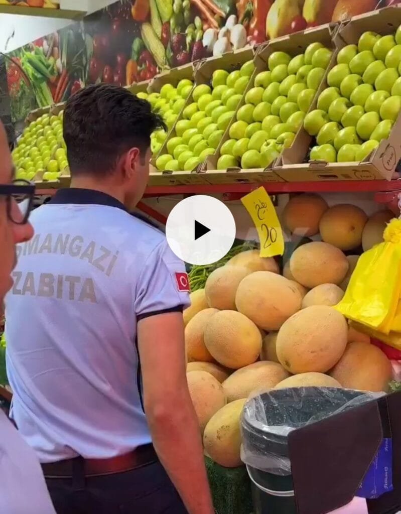 Bursa’da Arapça Etiket Krizi: Manava 1.406 TL Ceza Şoku!