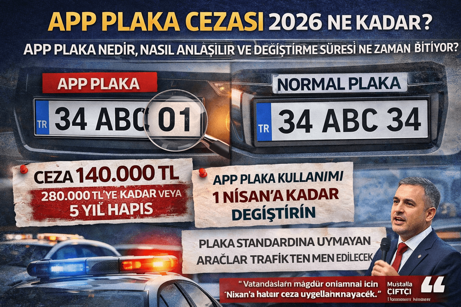 APP Plaka Cezası 2026 Ne Kadar? APP Plaka Nedir, Nasıl Anlaşılır ve Değiştirme Süresi Ne Zaman Bitiyor?