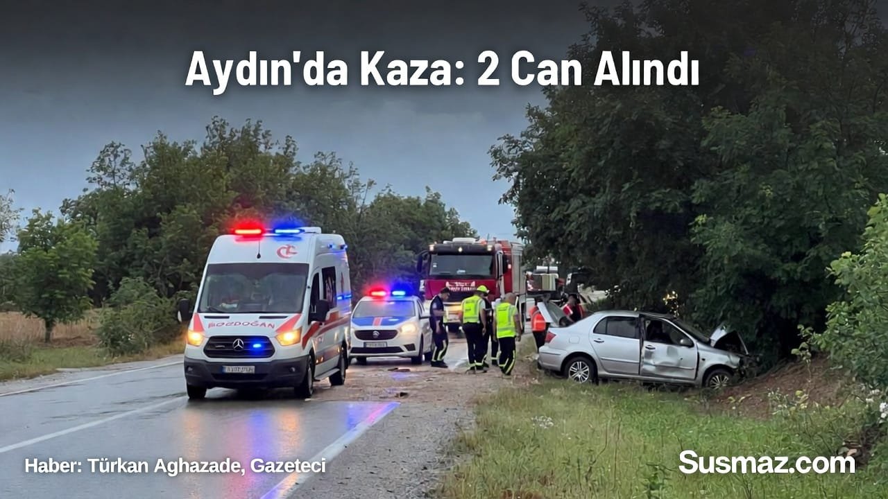 Bozdoğan’da Feci Trafik Kazası: İki Can Gitti, Bir Yaralı