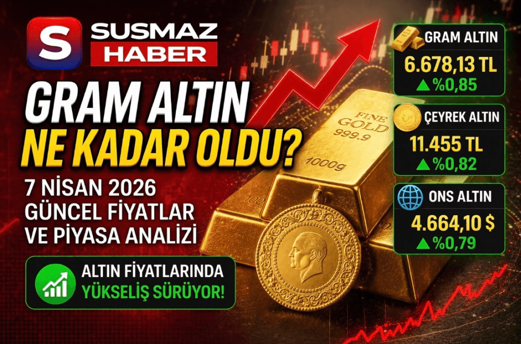 Gram altın ne kadar oldu 7 Nisan 2026? Güncel altın fiyatları