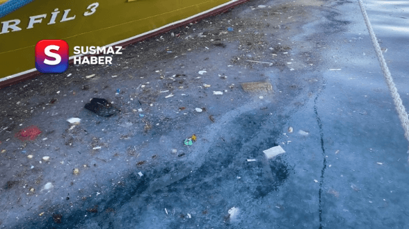 Ortaköy Sahili Çöp Yuvasına Döndü: Turistlerin Yoğun İlgi Duyduğu Noktada Rezalet!