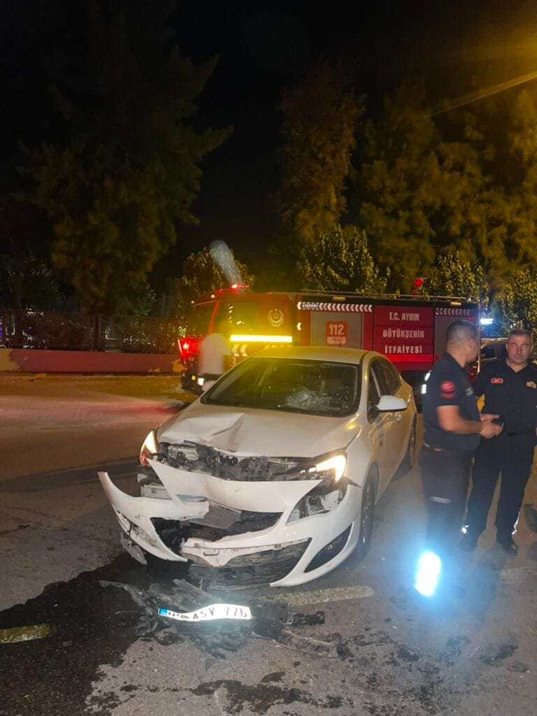 Aydın’da gece yarısı feci kaza! Motosiklet sürücüsü ağır yaralandı