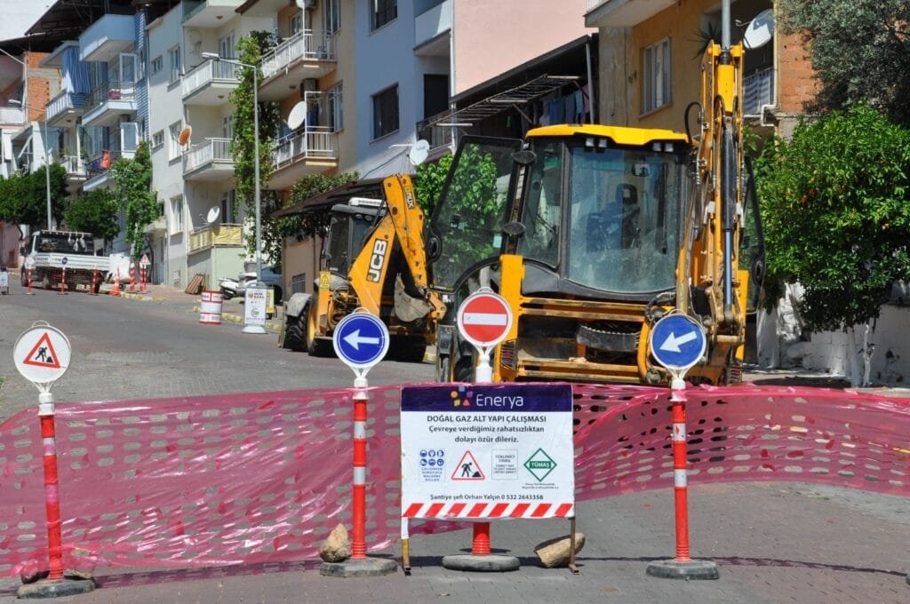 Bozdoğan’da doğalgaz çalışmaları resmen başladı