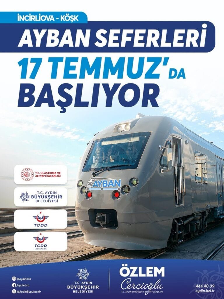 Aydın’da AYBAN dönemi başlıyor! İlk sefer 17 Temmuz’da