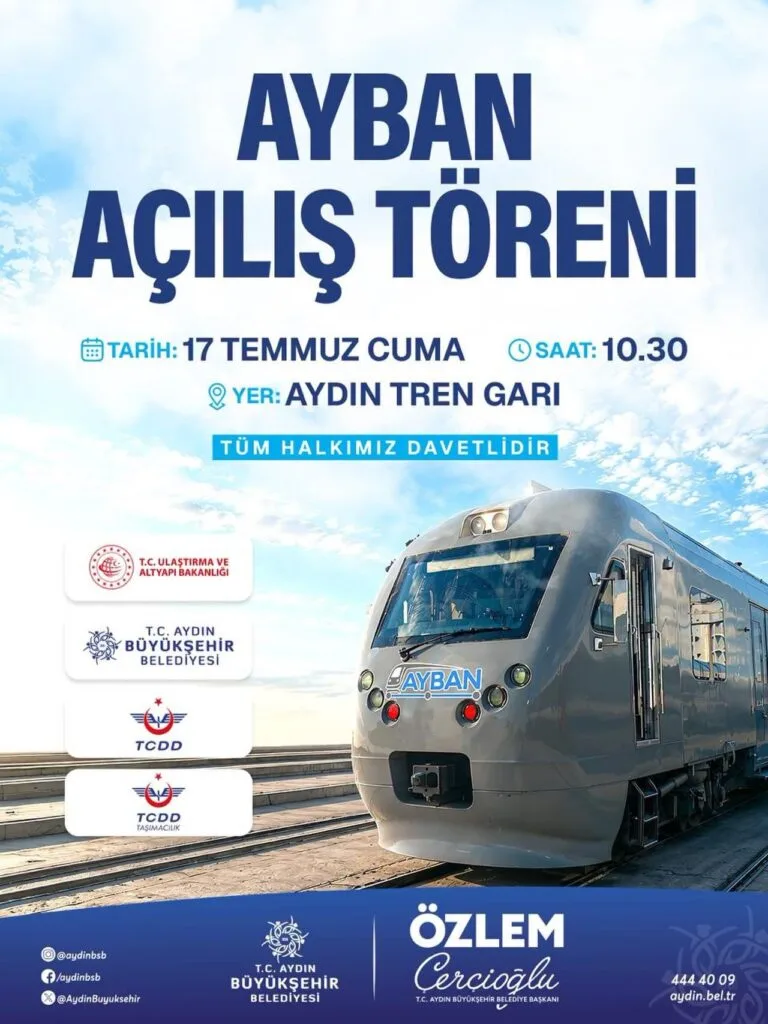 Aydın’da ulaşımda yeni dönem! AYBAN için açılış tarihi belli oldu