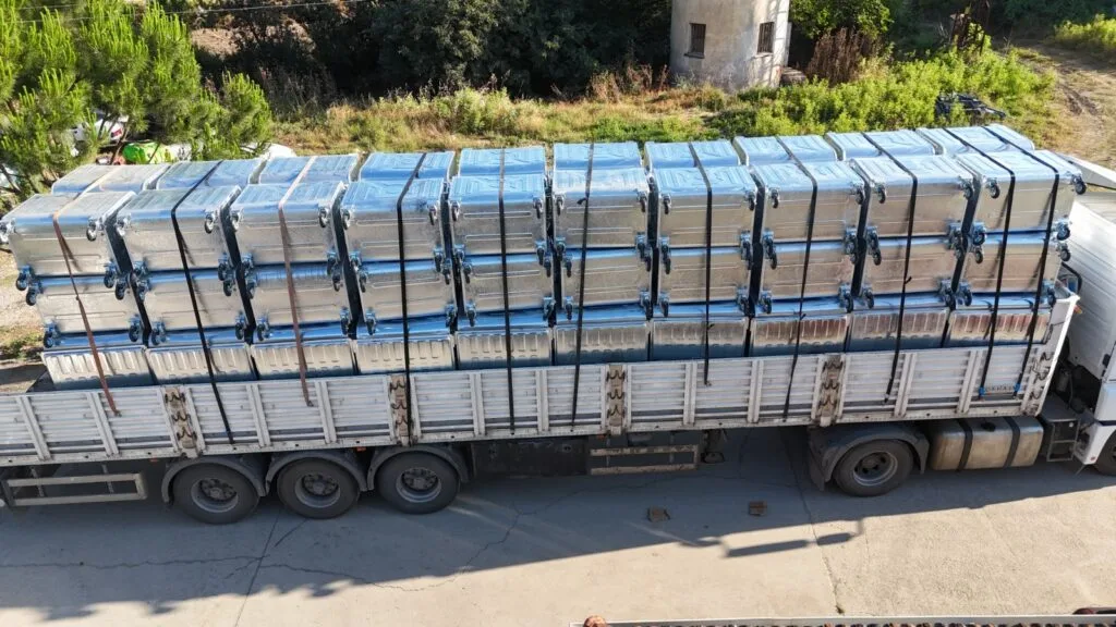 Bozdoğan’a 50 yeni çöp konteyneri! Mahalle ve sokaklara yerleştirildi