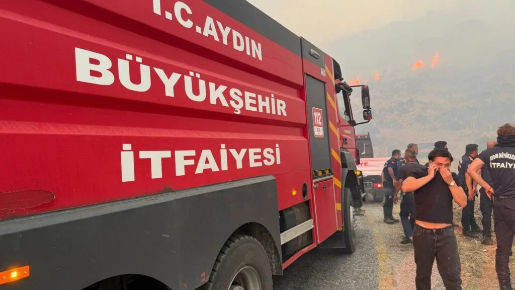Aydın Büyükşehir Çine yangını için seferber oldu