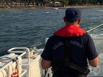 Didim açıklarında korku dolu anlar!