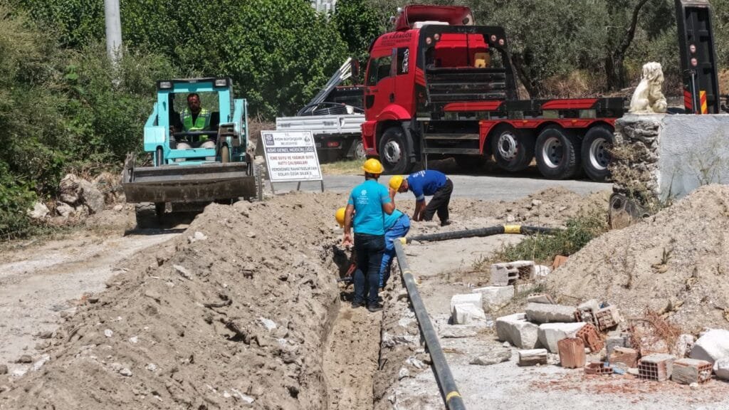 Koçarlı’da 4,2 milyon TL’lik çalışma başladı! Bin 250 metrelik hat değişiyor